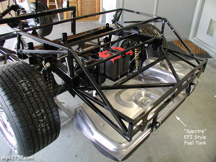 Original fuel line build photograph